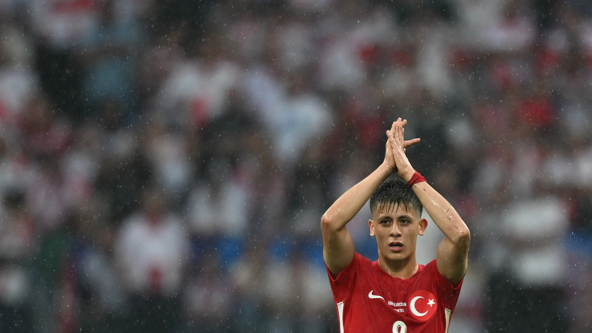 Arda Güler, en un partido de Turquía en la Eurocopa 2024