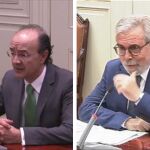 El presidente de la Audiencia Provincial de Cuenca, José Eduardo Martínez Mediavilla junto a Ricardo Bodas, magistrado jubilado de la Sala de lo Social del Tribunal Supremo