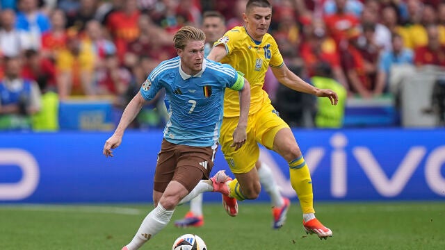 Euro 2024 Soccer Ukraine Belgium