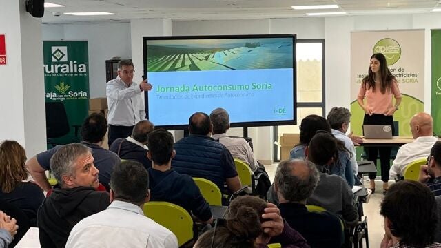José Manuel Calvo durante la jornada celebrada en Soria