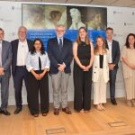 Los participantes en la presentación del proyecto cultural