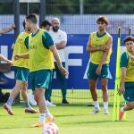 Joao Félix, en un entrenamiento de Portugal en la Eurocopa