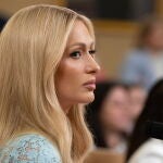 Paris Hilton appears before the House Ways and Means Committee in Washington