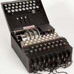 Máquina Enigma en el Museo Nacional de la Ciencia y la Tecnología Leonardo da Vinci, Milán