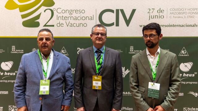 Gerardo Dueñas en el Congreso Internacional de Vacuno celebrado en Salamanca