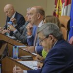 Pleno del mes de junio de la Diputación de Segovia, presidido por Miguel Ángel de Vicente