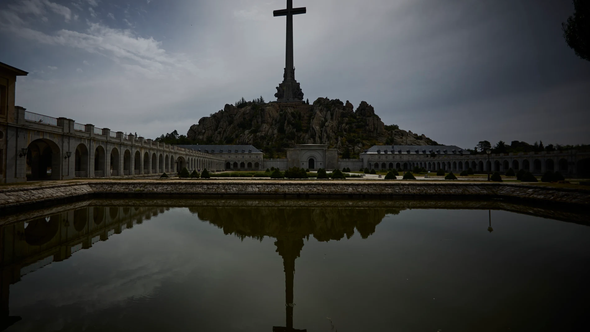 Reportaje del Valle de Cuelgamuros, antes denominado Valle de los Caídos. El Gobierno anuncia que el 2 de julio se constituirá la comisión que busca expulsar a los benedictinos del Valle de los Caídos. © Alberto R. Roldán / Diario La Razón. 27 06 2024