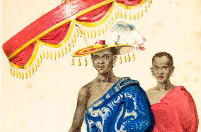 El sanguinario rey Ghezo de Dahomey, el actual Benín 