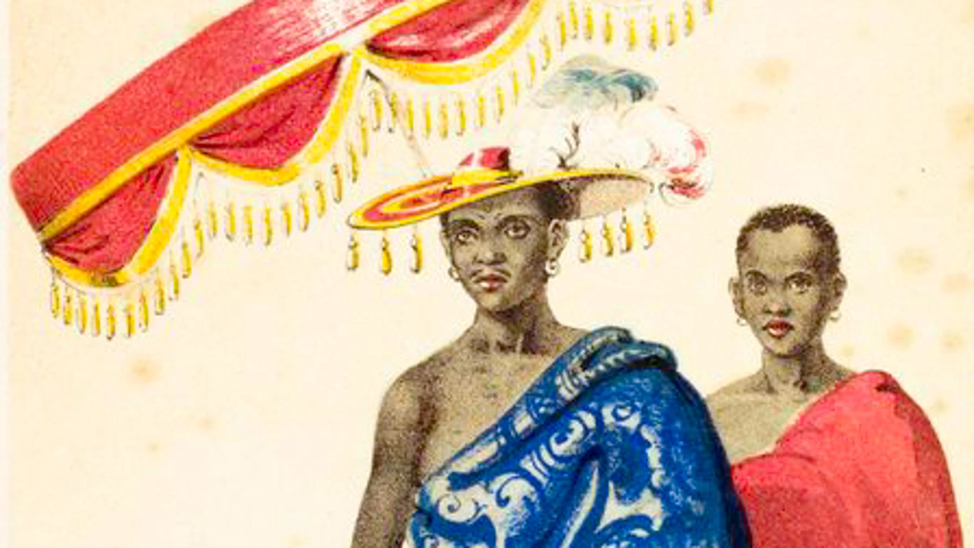 El sanguinario rey Ghezo de Dahomey, el actual Benín