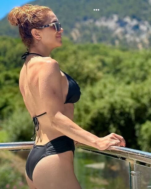 Beatriz Trapote durante sus vacaciones en Grazalema