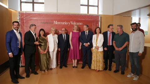 Autoridades en los XXXVI Premios Mercurio y Vulcano de Zamora