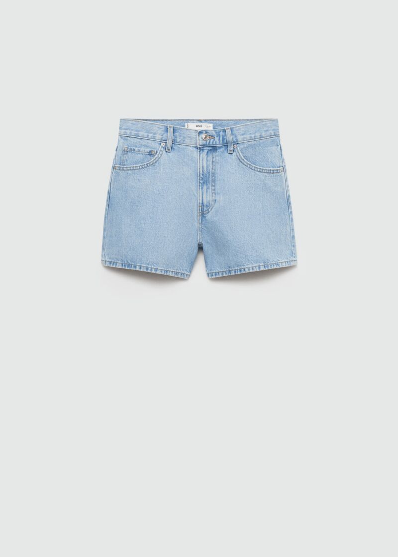 Shorts vaqueros tiro alto