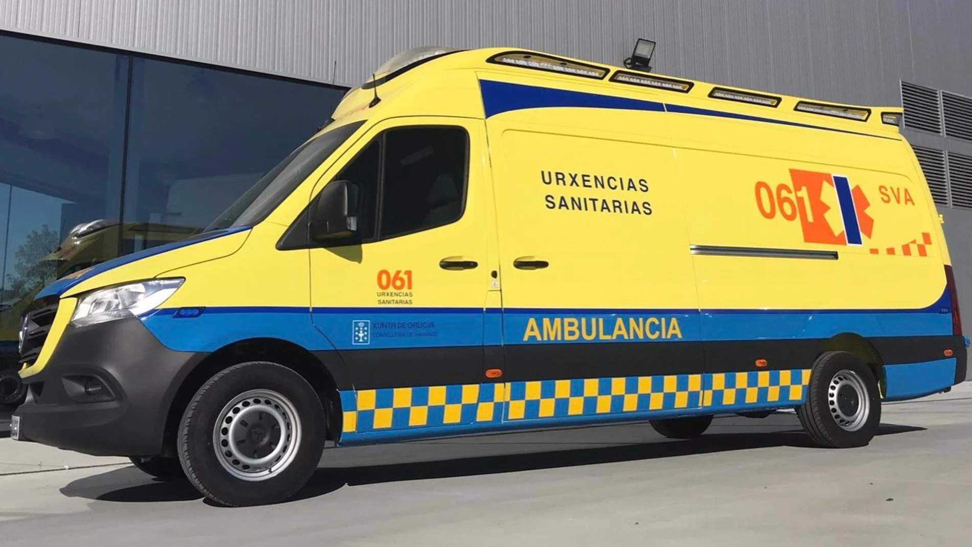 Ambulancia del 061 de Galicia.