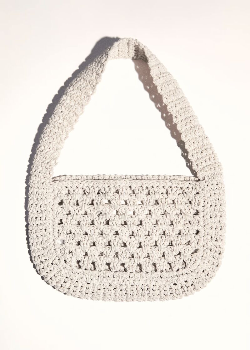 Bolso mano crochet