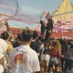 Imagen de una "rave" en los años 90