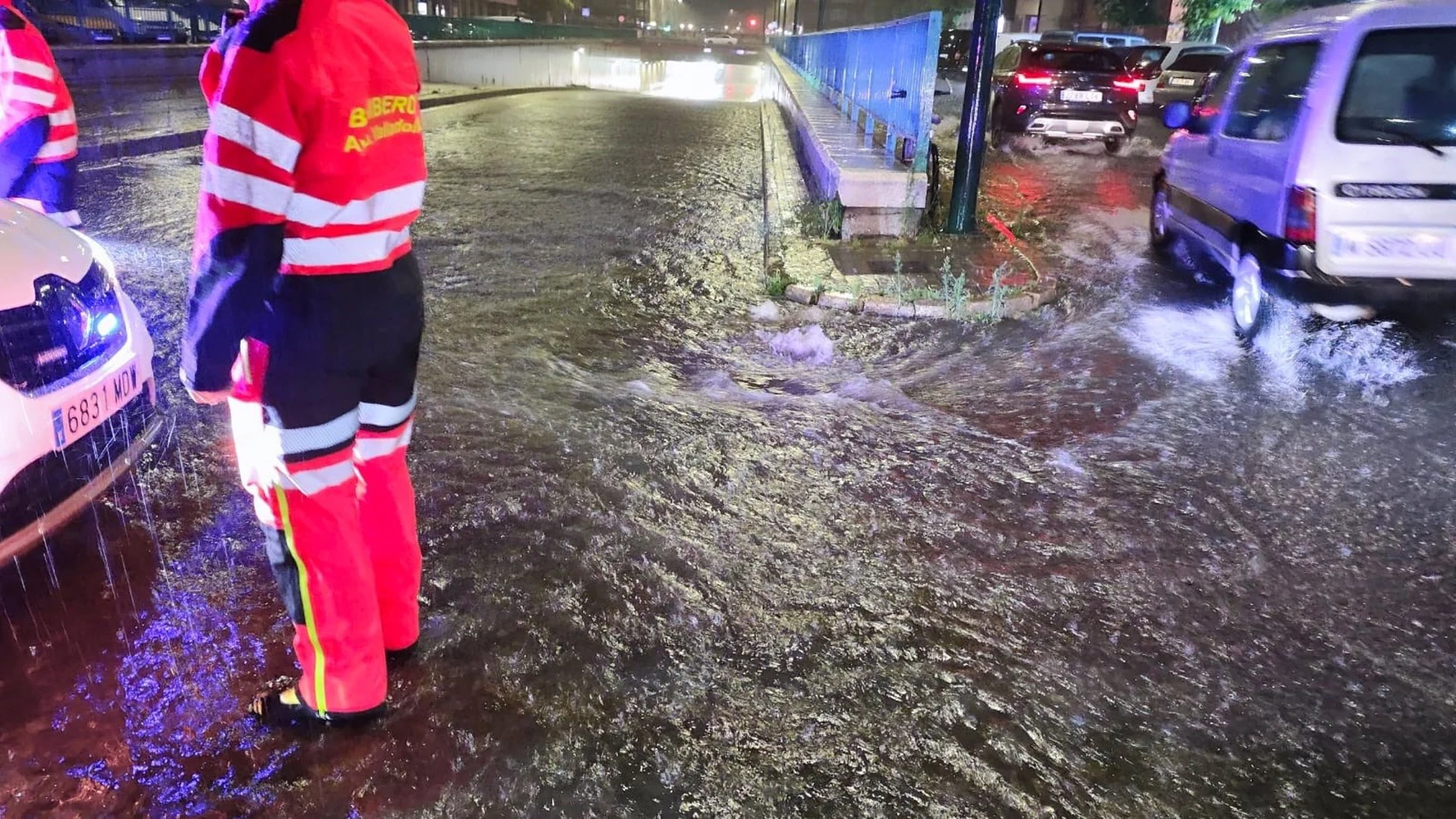 Los Bomberos de Valladolid atendieron 48 avisos por el temporal de lluvia