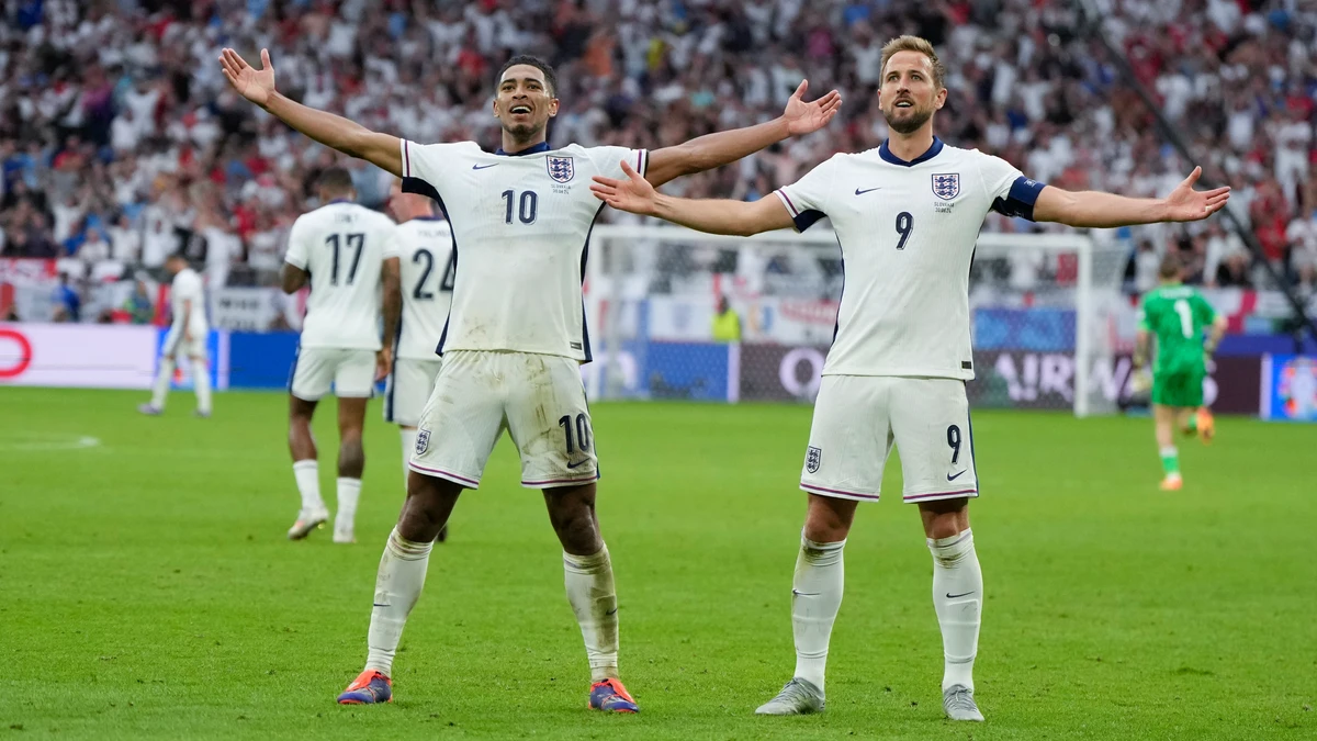 Inglaterra - Eslovaquia (2-1): Bellingham lleva a Inglaterra a los cuartos de final