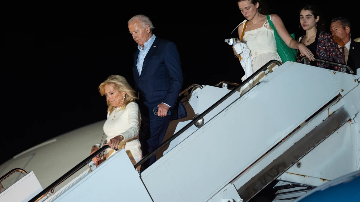 El clan Biden apuntala al candidato en Camp David