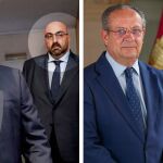 (Izquierda) Koldo García Izaguirre, asesor y asistente personal del ex-ministro, José Luis Ábalos; (derecha) el consejero de Hacienda, Administraciones Públicas y Transformación Digital de Castilla-La Mancha, Juan Alfonso Ruiz Molina