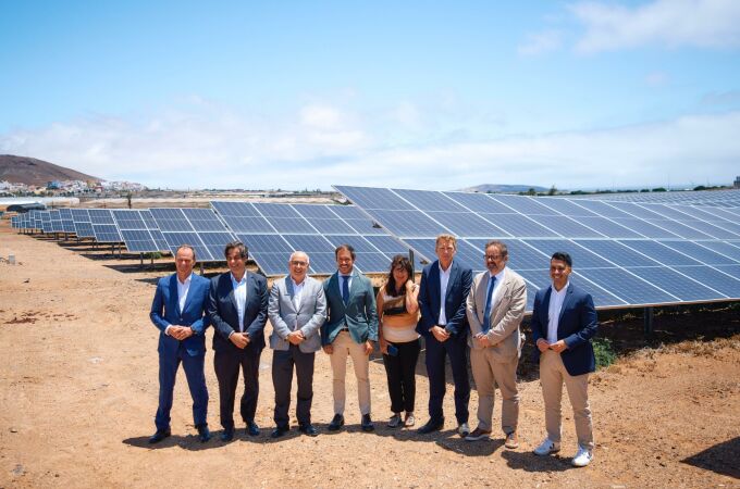 Inauguración plantas fotovoltaicas Agüimes