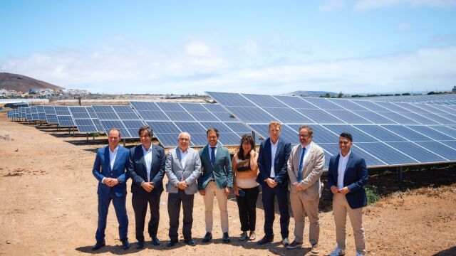 Inauguración plantas fotovoltaicas Agüimes