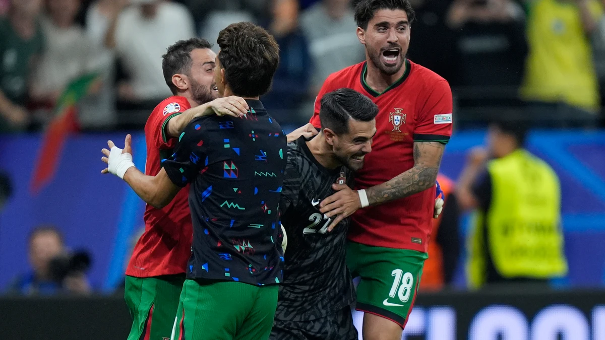 Portugal - Eslovenia (0-0, 3-0 penaltis): Diogo Costa, el héroe de Portugal