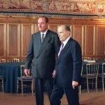 El socialista François Mitterrand y el conservador Jacques Chirac compartieron la primera "cohabitación" entre 1986 y 1988