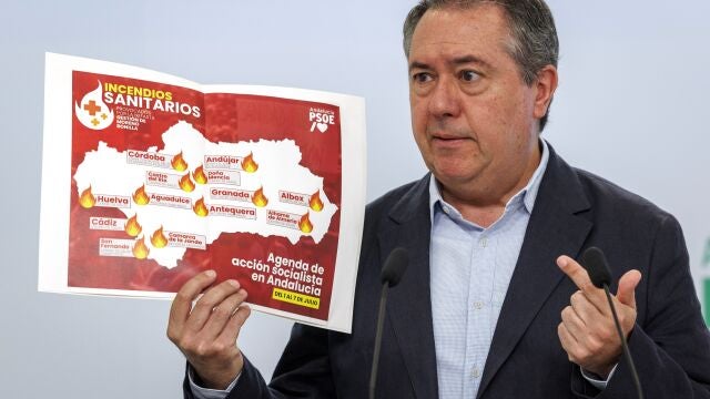 El secretario general del PSOE-A, Juan Espadas