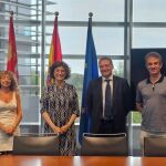 Reunión entre los representantes de la Consejería de Industria, Comercio y Empleo y del Ayuntamiento de Palencia
