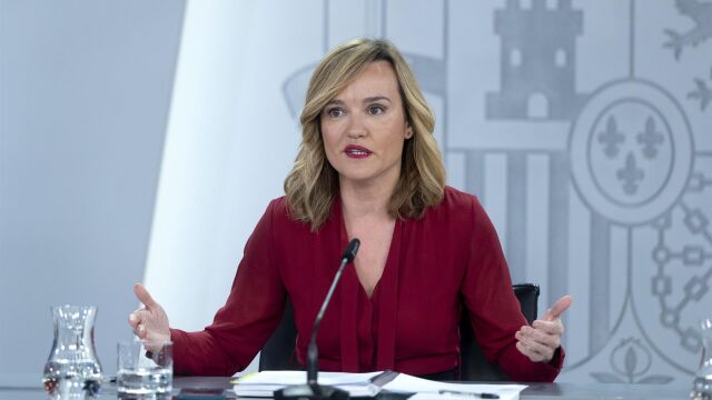 La JEC sanciona a Pilar Alegría con 2.200 euros por usar expresiones electoralistas en la rueda del Consejo de Ministros