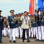 Philippine president attends the 77th anniversary of the Philippine Air Force in Floridablanca