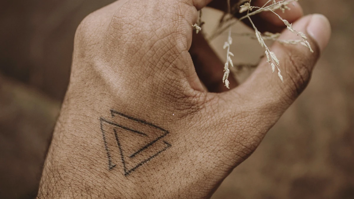 Descubre la simbología oculta detrás de los tatuajes de triángulos