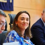 La consejera de Movilidad y Transformación Digital, María González Corral, comparece en las Cortes para hacer balance del ecuador de la legislatura