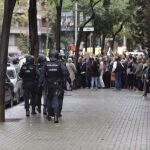 Agentes de la Policía Nacional 1-O en Barcelona