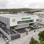  Vista de un supermercado Mercadona en Guarda (Portugal).