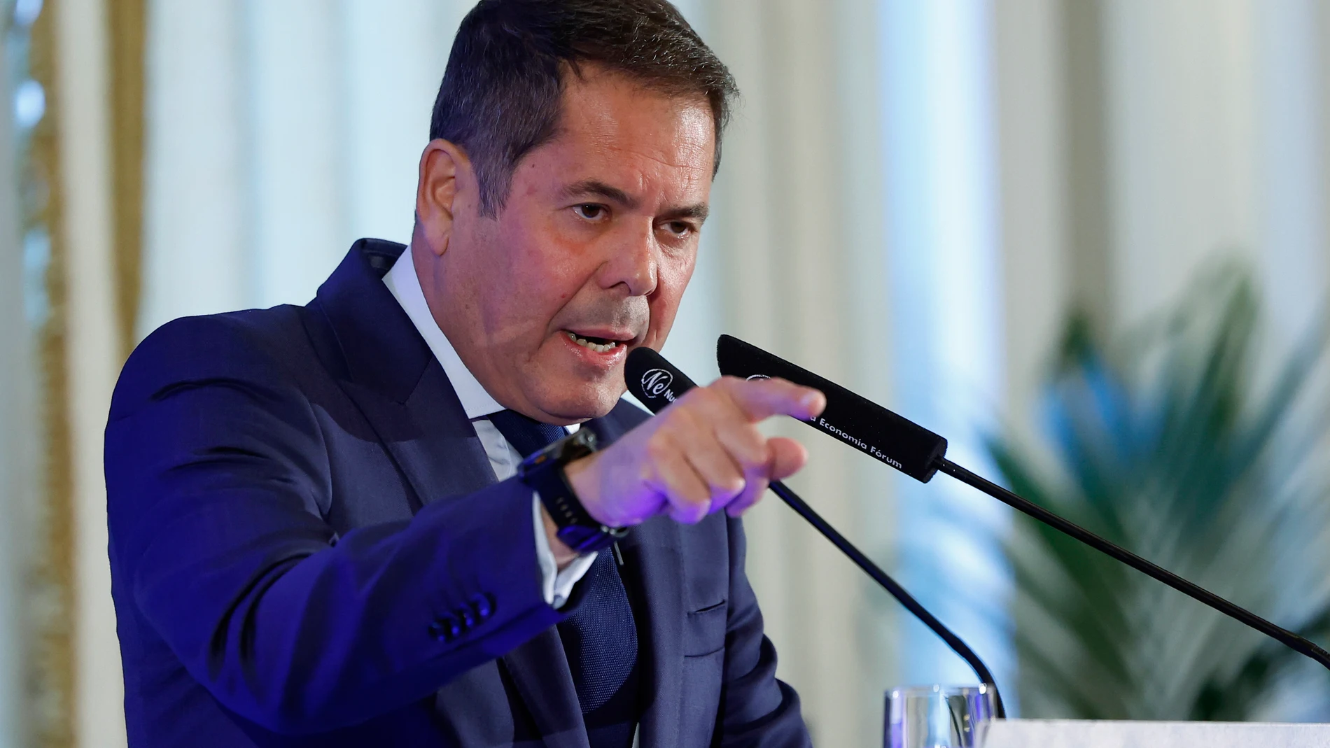 MADRID, 02/07/2024.-El presidente de Cepyme, Gerardo Cuerva, este martes durante el desayuno informativo organizado por Forum Europa.-EFE/ Chema Moya