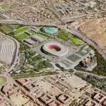 Almeida coloca la primera piedra de la Ciudad del Deporte del Atlético de Madrid
