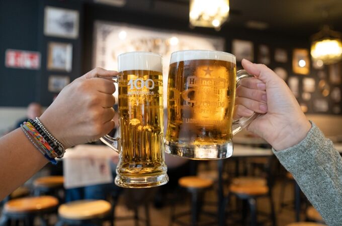 El consumo de cerveza en los locales de la franquicia supera la media de bares y restaurantes españoles