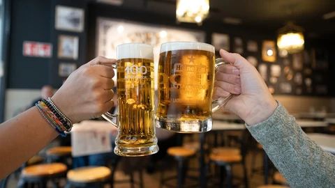 El consumo de cerveza en los locales de la franquicia supera la media de bares y restaurantes españoles
