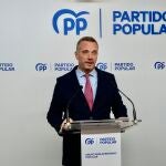 El portavoz del Grupo Parlamentario Popular, Joaquín Segado