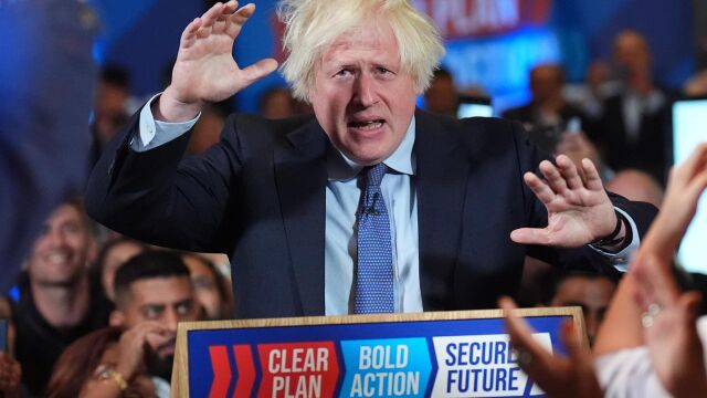 R.Unido.- Sunak recurre a Boris Johnson en las últimas horas de campaña para contener la "supermayoría" laborista