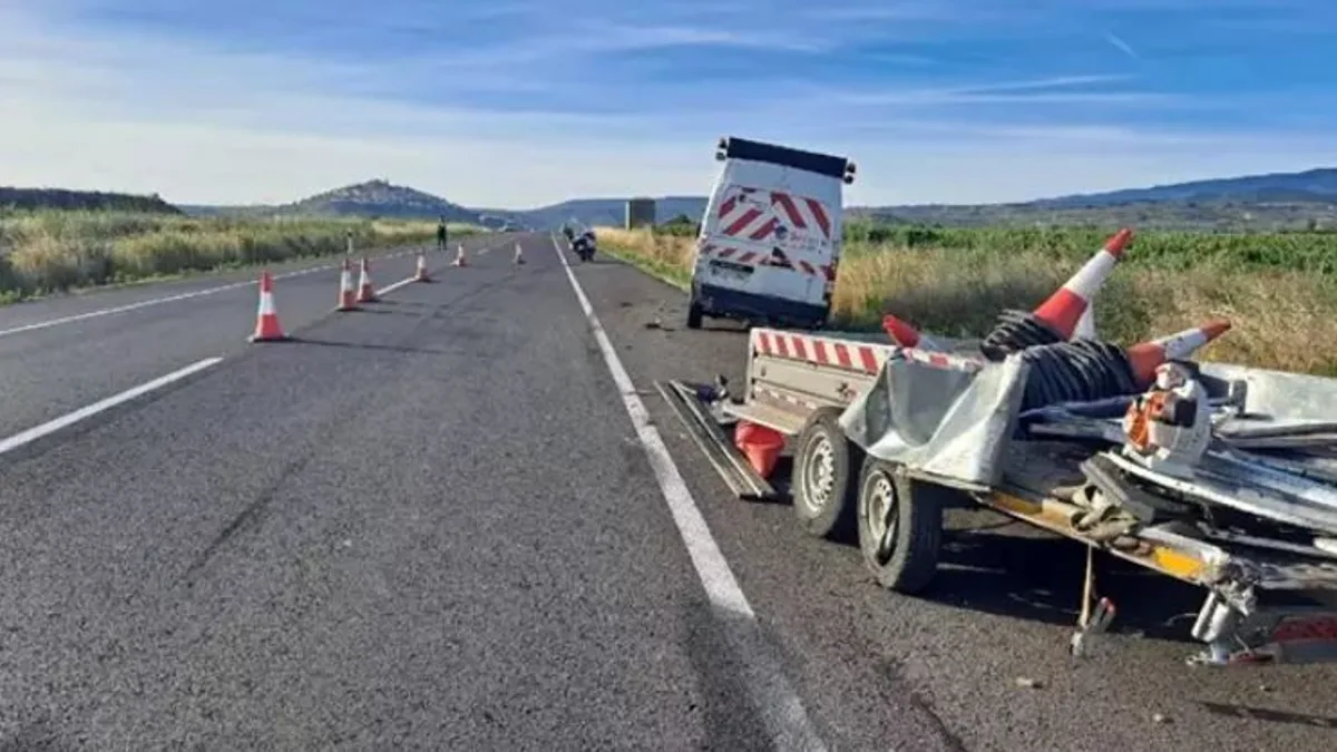 Un camión atropella a tres trabajadores en Ausejo (La Rioja)