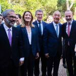 El líder del PP, Alberto Núñez Feijóo, junto a los líderes del PPE en las Jornadas de Estudio del Grupo 