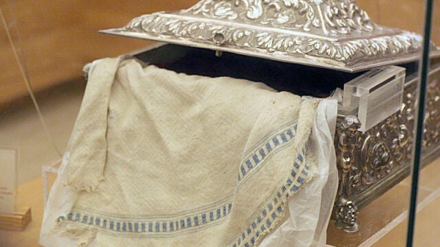 El mantel de la última cena de Jesús