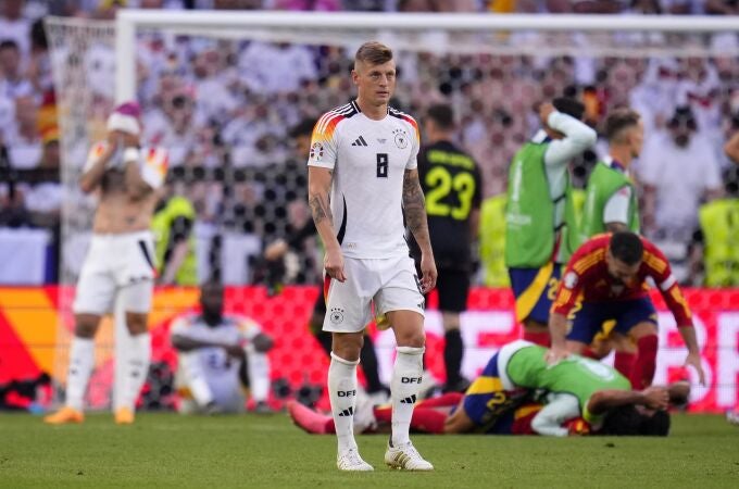 Kroos, triste tras caer eliminada Alemania ante España en la Eurocopa