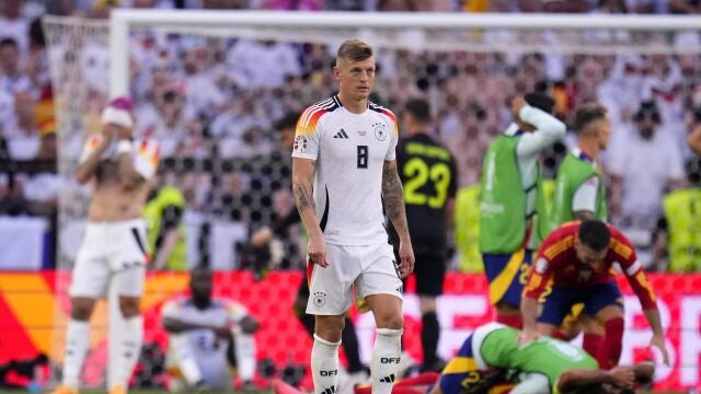 Kroos, triste tras caer eliminada Alemania ante España en la Eurocopa