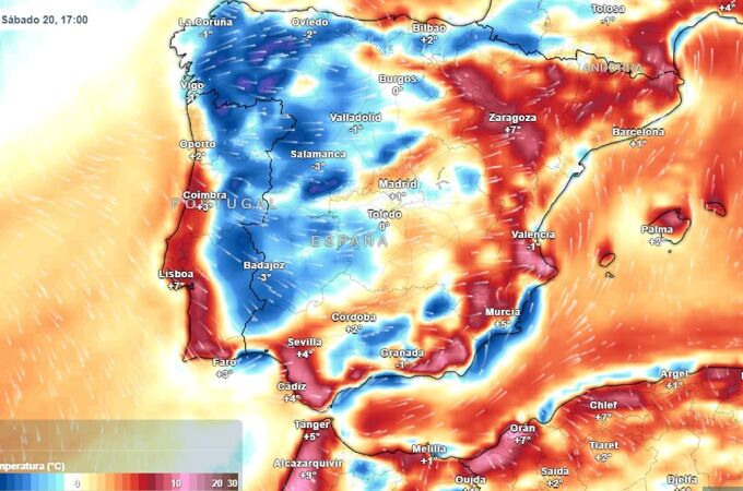 Mañana España se partirá en dos: bajón térmico por el oeste frente a una costa mediterránea donde las temperaturas se dispararán