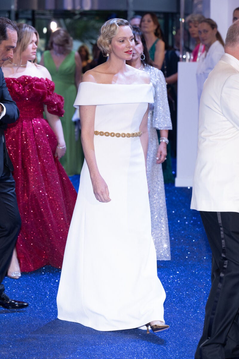 Charlène de Mónaco en la gala de la Cruz Roja.