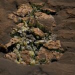 Algunas de las muestras analizadas por el rover Curiosity en Marte