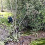 Efectivos de la Guardia Civil durante la búsqueda realizada en los últimos días